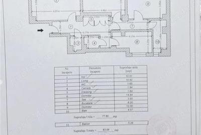 Apartament cu 3 camere decomandat în Unirii - 1