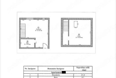 Apartament cu 2 camere decomandat în Vasile Aaron - 1