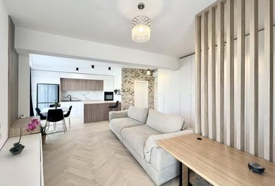 Apartament cu 2 camere semidecomandat, mobilat în Herăstrău