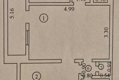 Apartament cu 2 camere semidecomandat în Sârbi - 5