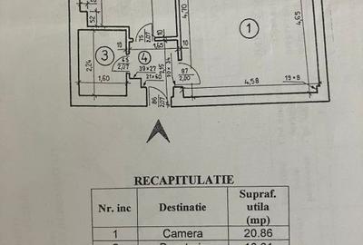 Garsonieră decomandată în Unirii - 2
