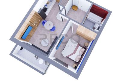 Apartament cu 2 camere decomandat în Oșorhei - 1