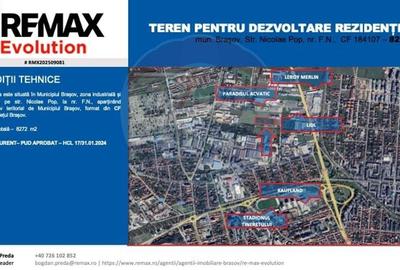 Teren pentru Dezvoltare Rezidentiala - COMISION 0% - 3