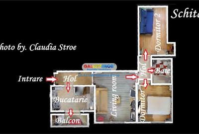 Apartament cu 3 camere semidecomandat, mobilat în Central - 6