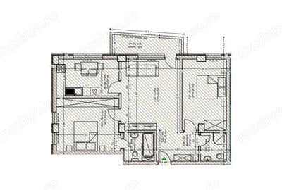 Apartament spa?ios cu 3 camere ?i terasa de 5.52 m ,in Mangalia la doar 800m de plaja. - 6