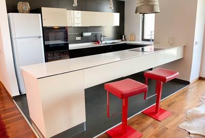 Apartament cu 2 camere semidecomandat, mobilat în Pipera