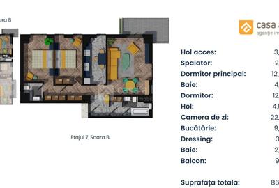 PROIECT NOU | apartament 3 camere LA CHEIE | Pacurari - Alpha Bank - 9