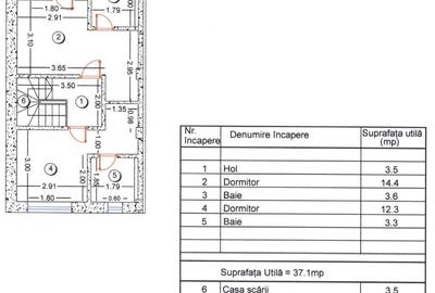 Casă cu 3 camere cu Teren 132 Mp în Nord - 7