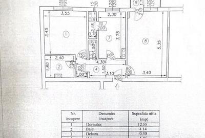 Apartament cu 2 camere decomandat în 9 Mai - 8