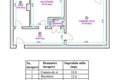 Garsonieră decomandată în Calea Dumbrăvii - 1