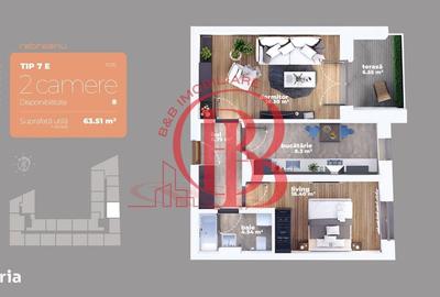 Apartament cu 2 camere în Liviu Rebreanu - 5