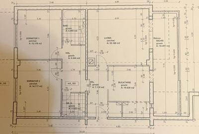 Apartament cu 3 camere decomandat-Zona Odobescu - 19