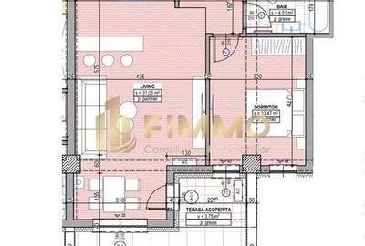 Apartament cu 2 camere semidecomandat în Central - 2