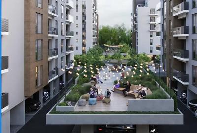 Apartament 3 camere. Lacul Străulești. Terasă. - 12