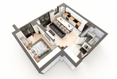 BRAUS CONFORT - Apartament Tip C – 2 Camere - 4