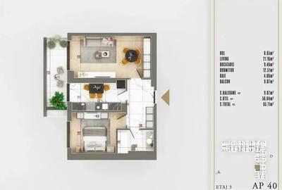 NOU, 2 camere, decomandat, finisaje lux,  1 Decembrie - Pallady - 7