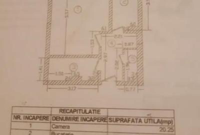 Garsonieră decomandată în Lacul Tei