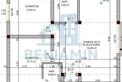 Casa 3 camere doua bai-Gaze-Curent-Apa-La cheie-Finisaje la alegere - 5