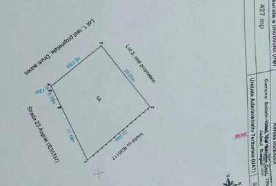 Teren de 427 mp, în Bolintin-Deal