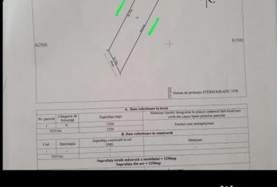 Teren de 1250 mp, în Tomești - 2