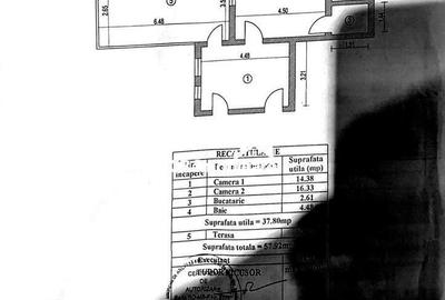 Apartament cu 2 camere semidecomandat în Gara de Nord