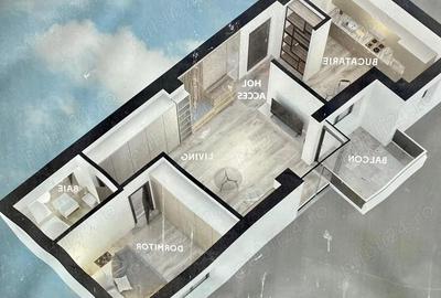 Apartament cu 2 camere decomandat în Central - 1