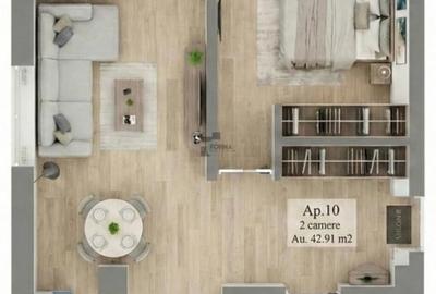 Apartament cu 2 camere decomandat în Otopeni - 2