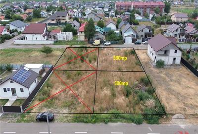 Teren in suprafata de 500mp , deschidere 20m, asfalt, utilit - 1