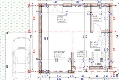 Casă cu 4 camere cu Teren 400 Mp în Luna - 1