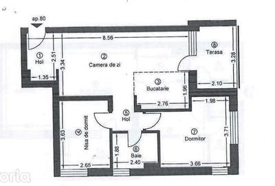 Apartament cu 3 camere, mobilat în Central - 6
