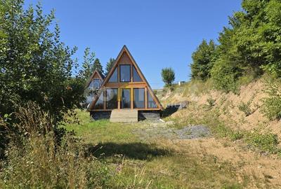 Cabana tip A-frame de vanzare  cu CF Agroturistica I Plopi I Muntele Rece