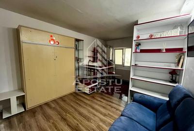 Garsoniera la parter inalt,centrala proprie,zona Aradului - 3