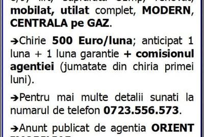 Tomis 1, Spitalul Judetean, 2 camere, mobilat, gaze, inchirieri Constanta - 6