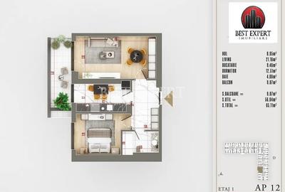 Apartament 2 Camere Zona Linistita -acces rapid STB 3 Min - 1