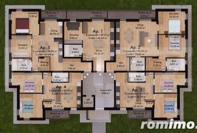 Apartament cu 2 camere semidecomandat în Central - 11