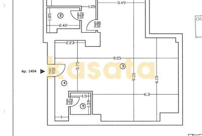 Apartament cu 2 camere decomandat, mobilat în Barbu Văcărescu - 18