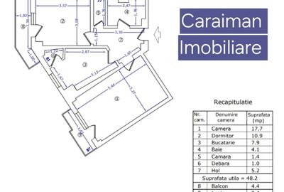 Apartament decomandat în Sud
