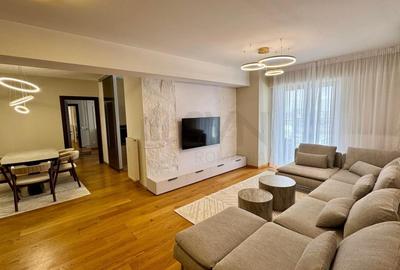 Apartament cu 3 camere semidecomandat, mobilat în Barbu Văcărescu