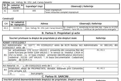 Casă cu 3 camere cu Teren 495 Mp în Văliug - 1