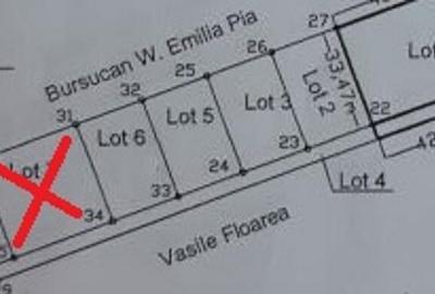 Teren de 1100 mp, în Băneasa