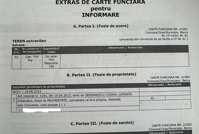Teren de 750 mp, în Pleșești (Berca) - 3