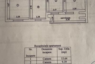 Apartament cu 3 camere decomandat, mobilat în Bd. Independenței - 13