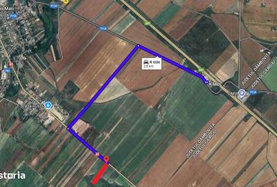 Teren de 3000 mp, în Corbii Mari