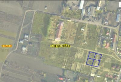 Intravilan 4 loturi de 443 mp Deschidere 21 m Chiscani 25E/m - 1