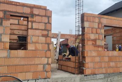 Duplex 130 mp, Curte si vedere  panoramica- Cristian, in Constructie - 9