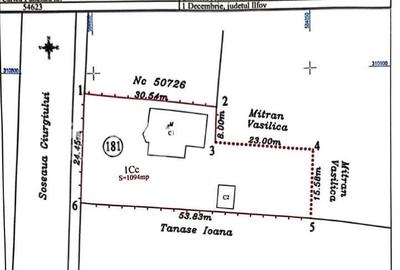 Vila P+1+Teren 1094MP + Gradina + Livada + Garaj | 1 Decembrie - Sos. Giurgiului - 48