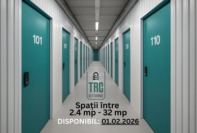 Depozitare sigură și acces 24/24 - Spații între 2.4 - 32 mp - Aeroport Cluj - 1