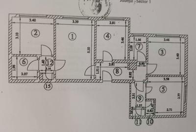 Apartament cu 4 camere semidecomandat în Turda - 4
