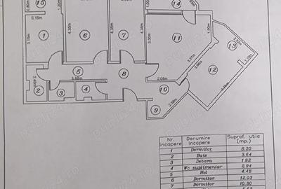 Apartament cu 4 camere decomandat în Ultracentral - 4