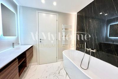 Apartament spatios cu 4 camere, partial mobilat modern, parcare, paza, terase - 12